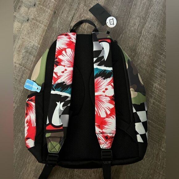 Hurley Multicolor Print Mash Up Graphic Backpack - Picture 3 of 4